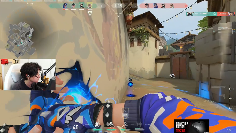 Highlighted gaming moment thumbnail for video editing